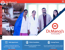Tablet Screenshot of drmanoj.com